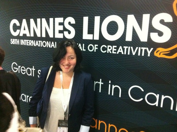 Наталия Котляревская, автор статьи, в потоке фестиваля Â«CANNES LIONS 2011Â»